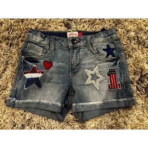 Girls SO Perfectly Soft Perfectly You‎ Patriotic Shorts - Size: 10